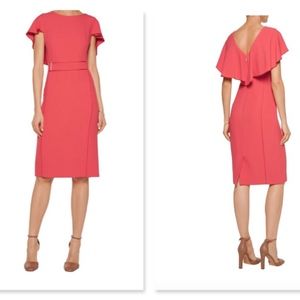 NWT JANSON WU CREPE RUFFLE SLV VBK 6
